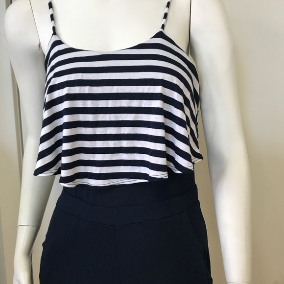 SEVENGATE NAVY STRIPED JUMPSUIT - Picture 4 of 8